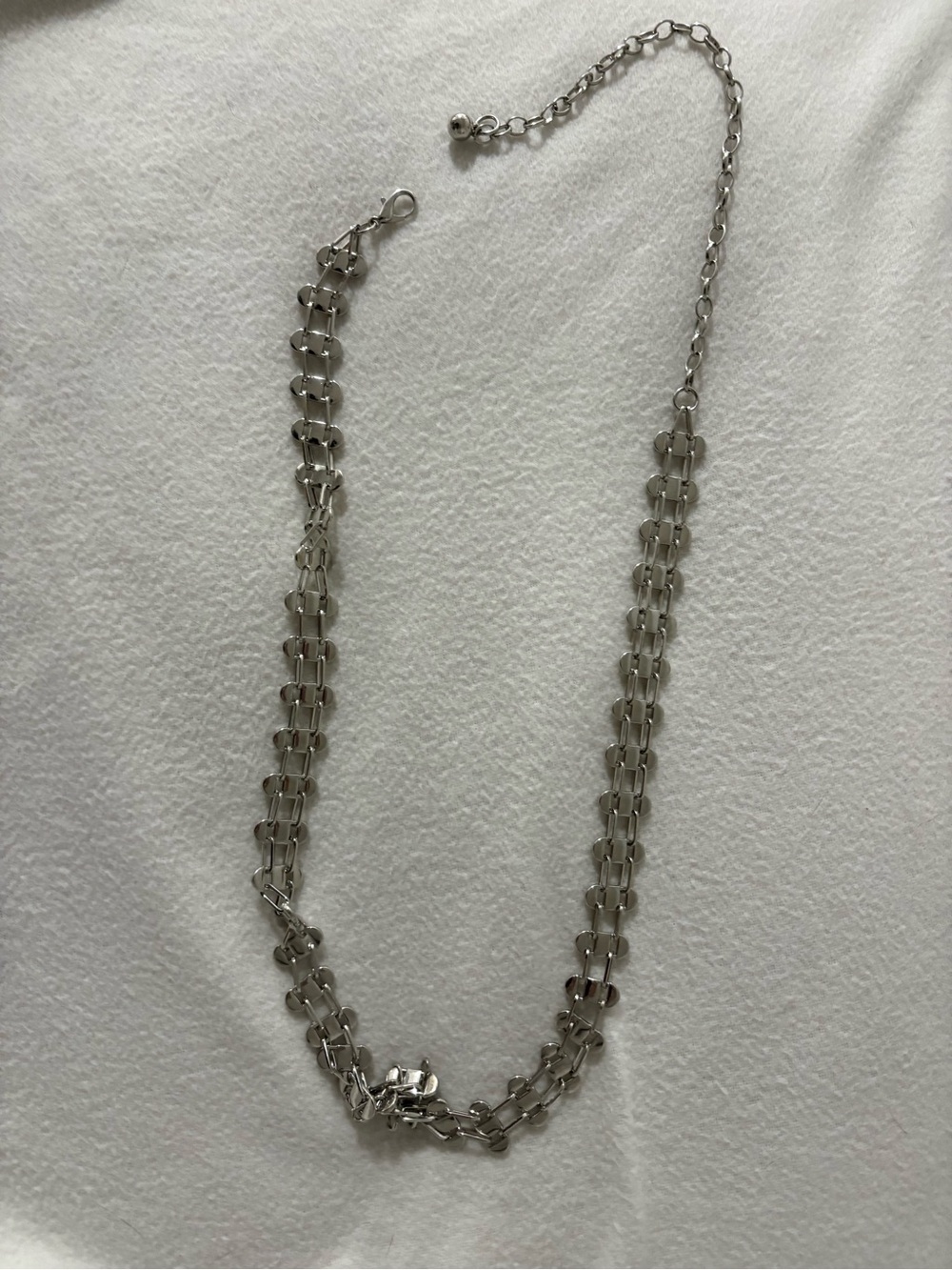 Silver Double Chain Wallet Pocket Belt Chain Y2K Punk